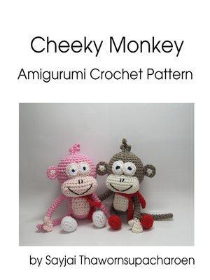 cover image of Cheeky Monkey Amigurumi Crochet Pattern